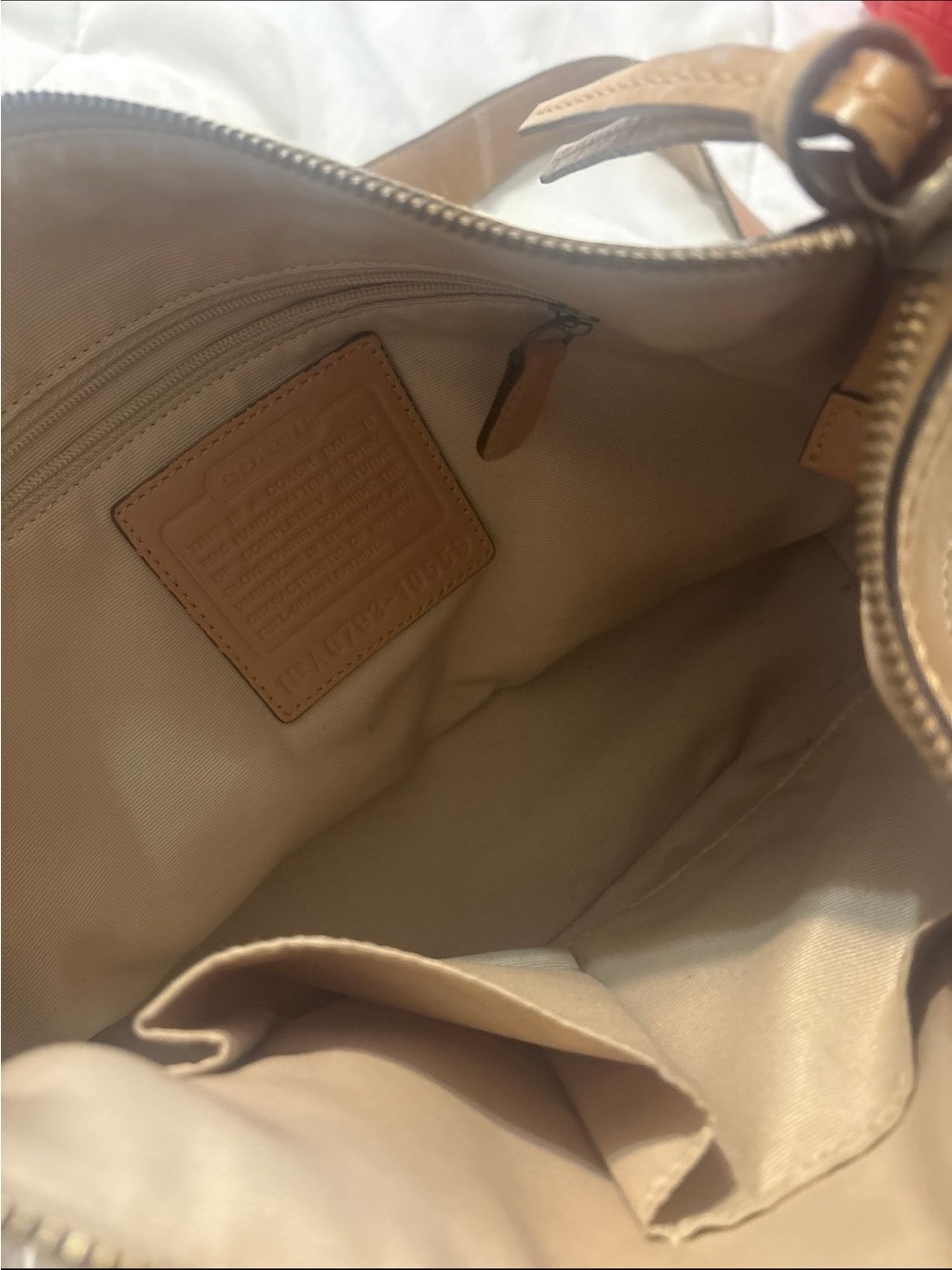 Vintage genuine leather COACH purse - Picture 6 of 7